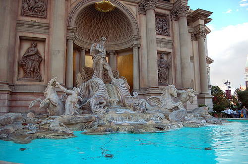 Fountain of the gods Caesar palace